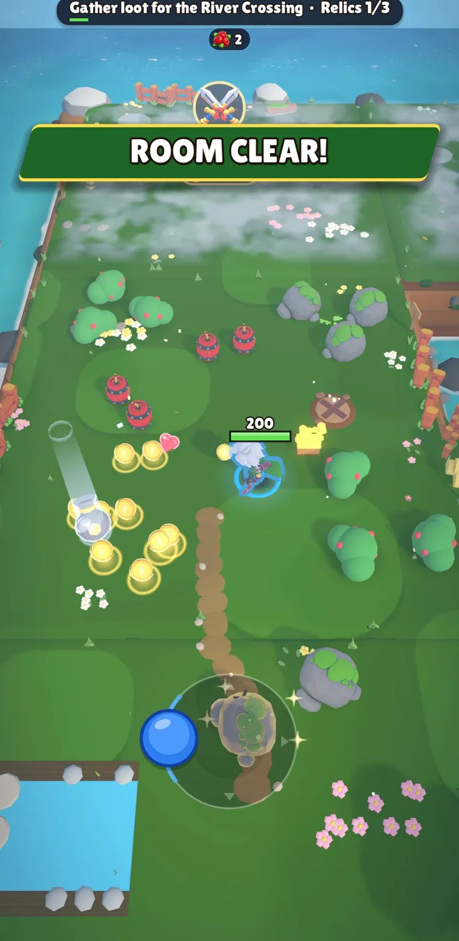 Lootero gameplay screenshot: vacuum up everything